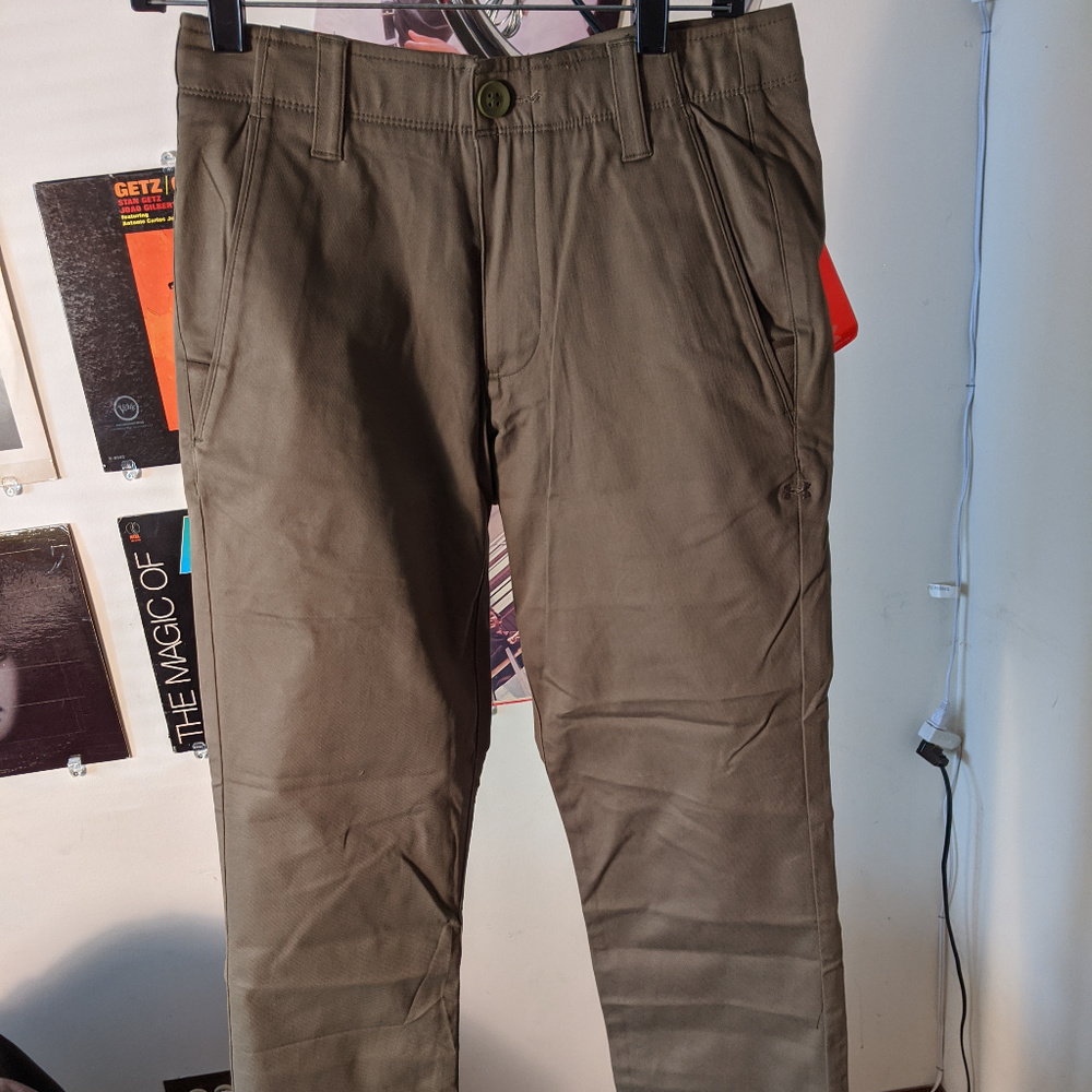 Under Armour Olive 30x30 Taper Leg Pants
